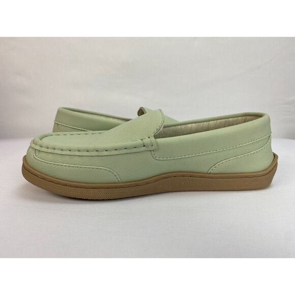 My Pillow My Slippers Womens Size 9 Light Mint Green Leather - Picture 4 of 9